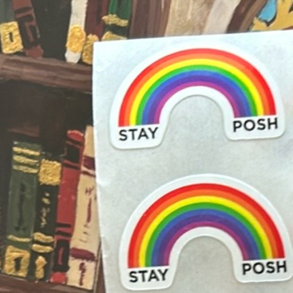 poshmark stickers small business essentials poshfest poshfixings RARE rainbows - Picture 5 of 5